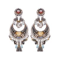 Earrings Ayala Bar Woman Shivering Moonlight in Metal Alloy Cristallo C2279